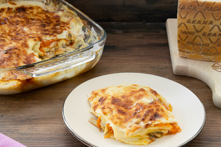 Crespelle zucca e funghi