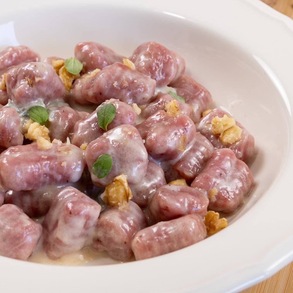 gnocchi di barbabietola