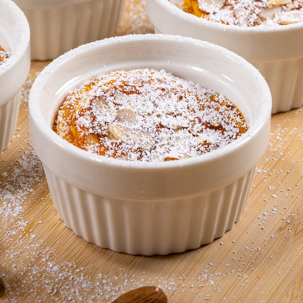 soufflé di carote in friggitrice ad aria