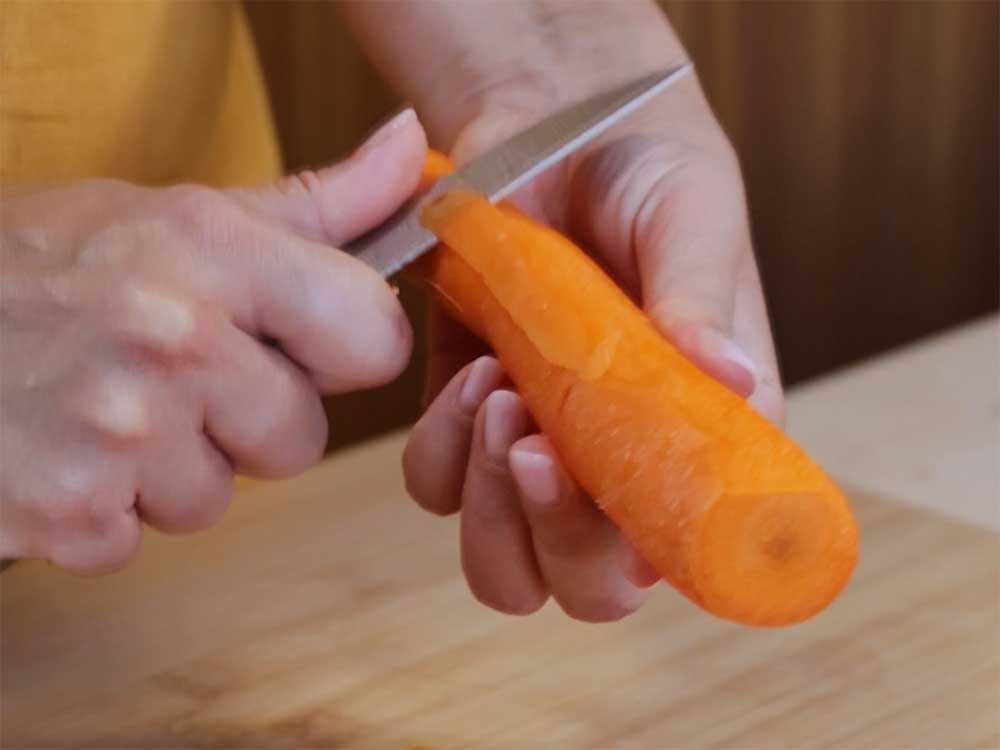 Soufflé di carote in friggitrice ad aria - Step 1