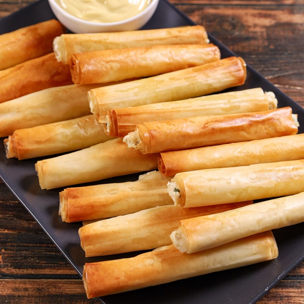 stick croccanti ricotta e basilico