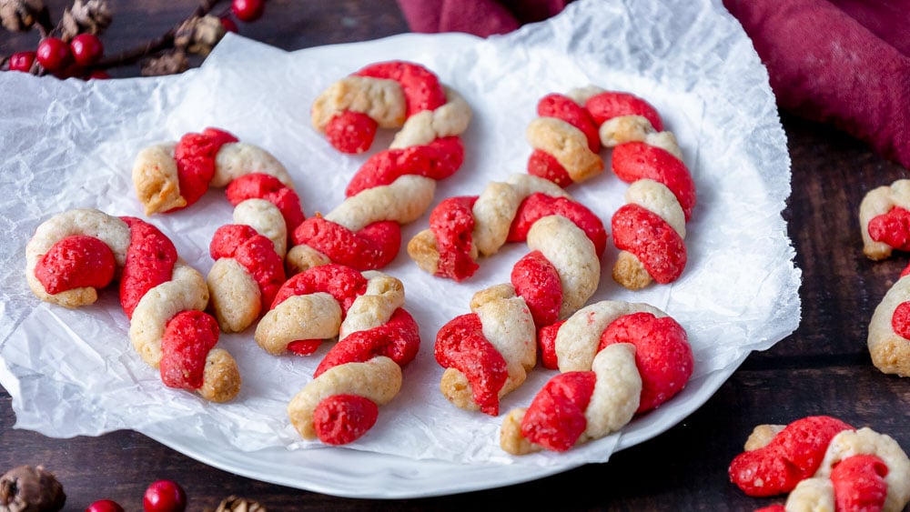 biscotti candy cane