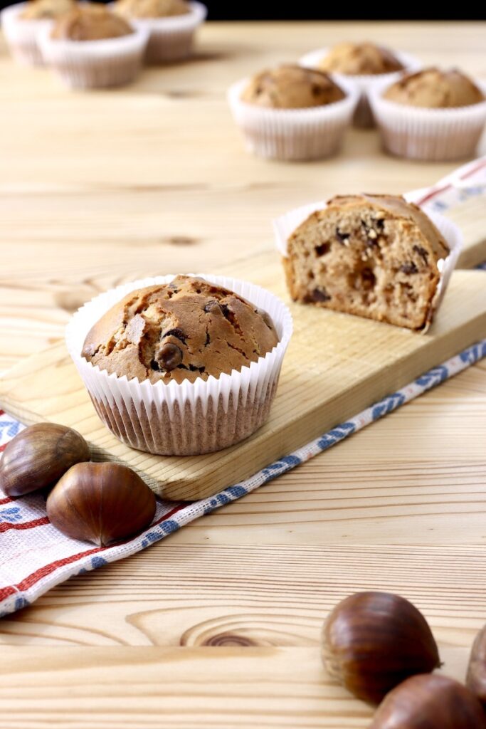 Muffin con farina di castagne e cioccolato - Step 5