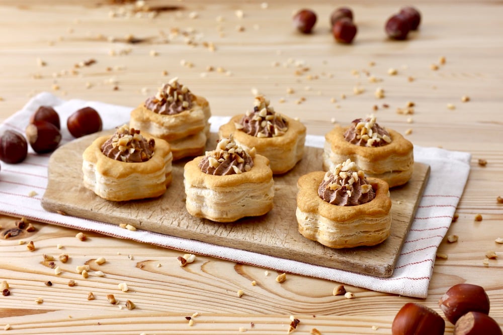 vol au vent alla nutella