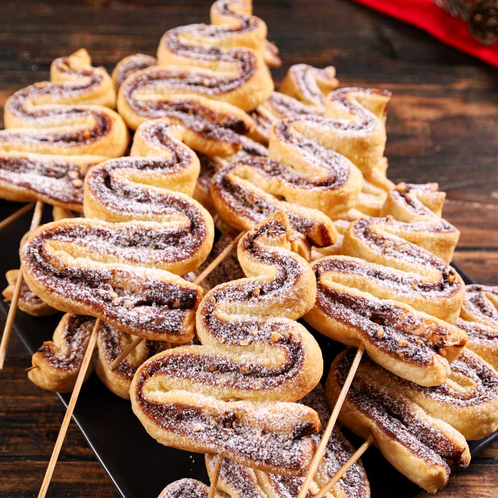 alberelli di sfoglia alla nutella