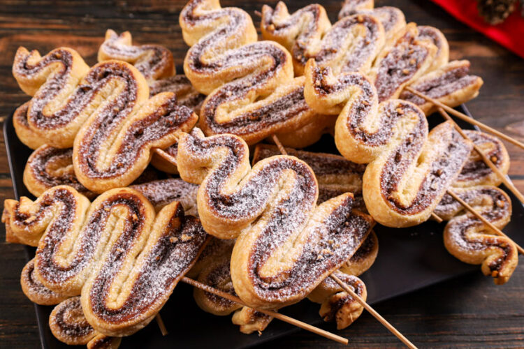 Alberelli di sfoglia alla Nutella