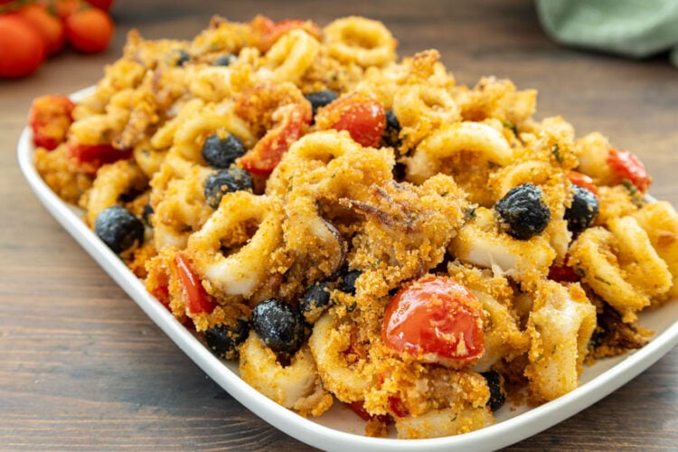 Calamari gratinati al forno