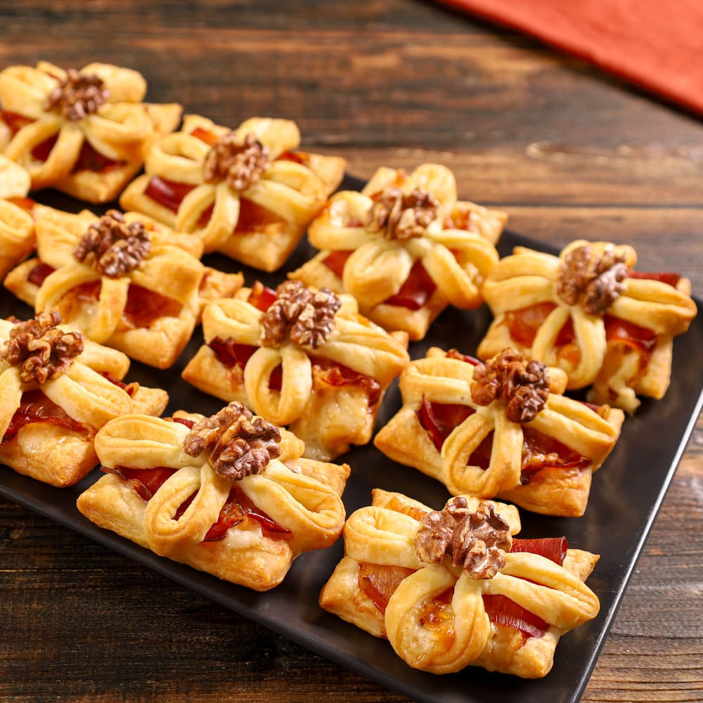 fiocchetti di sfoglia speck e scamorza