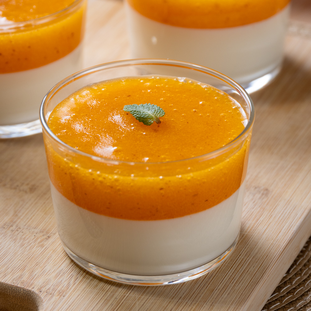 panna cotta ai cachi