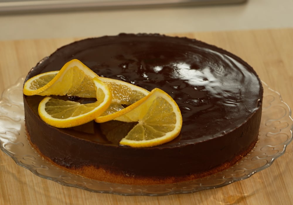 poke cake all'arancia