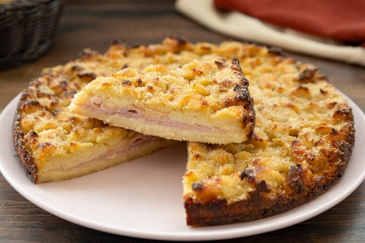 sbriciolata di patate prosciutto e formaggio