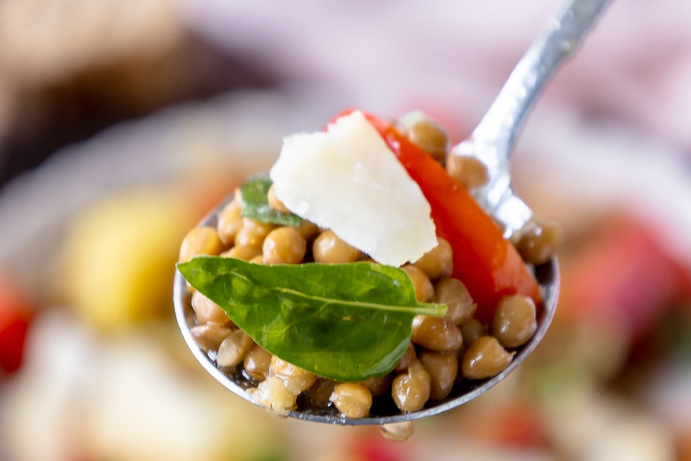 insalata di lenticchie