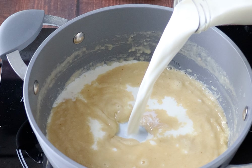 Lasagne mortadella e pistacchi - Step 2