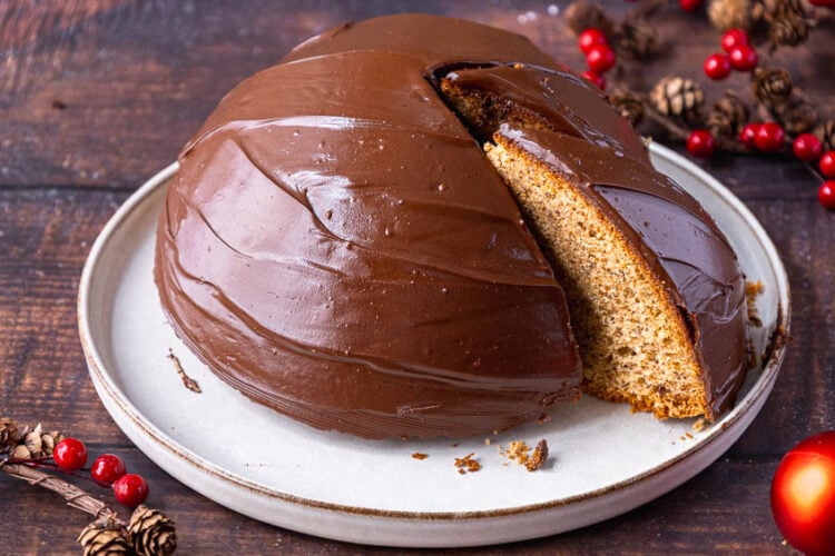 Torta mandorle e cioccolato abruzzese