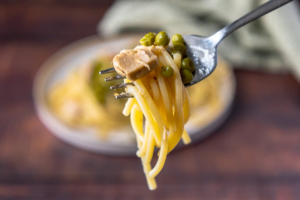 pasta tonno e piselli