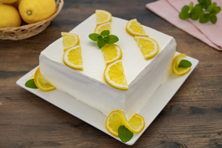 Torta furba al limone