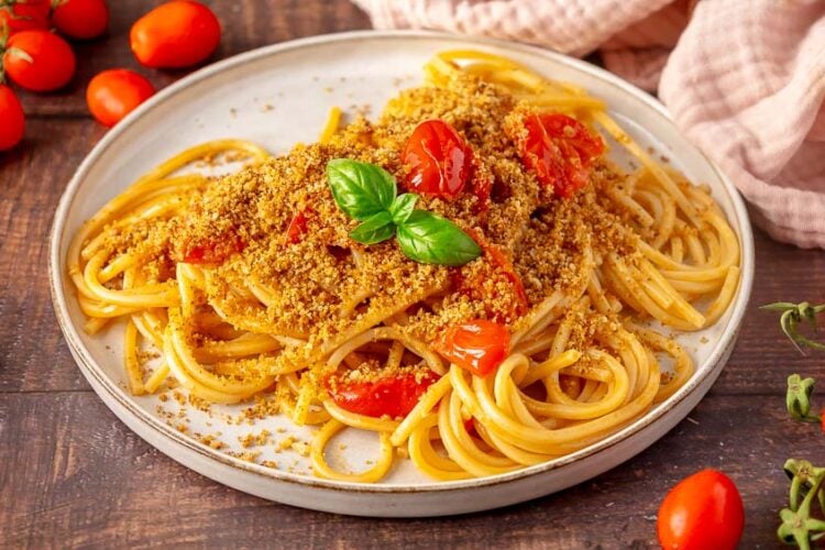 Spaghetti ammollicati con pomodorini