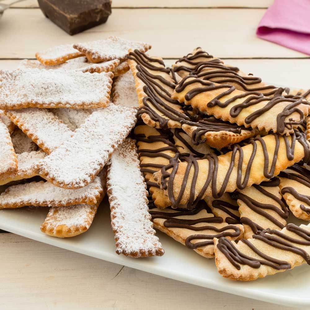 chiacchiere in friggitrice ad aria