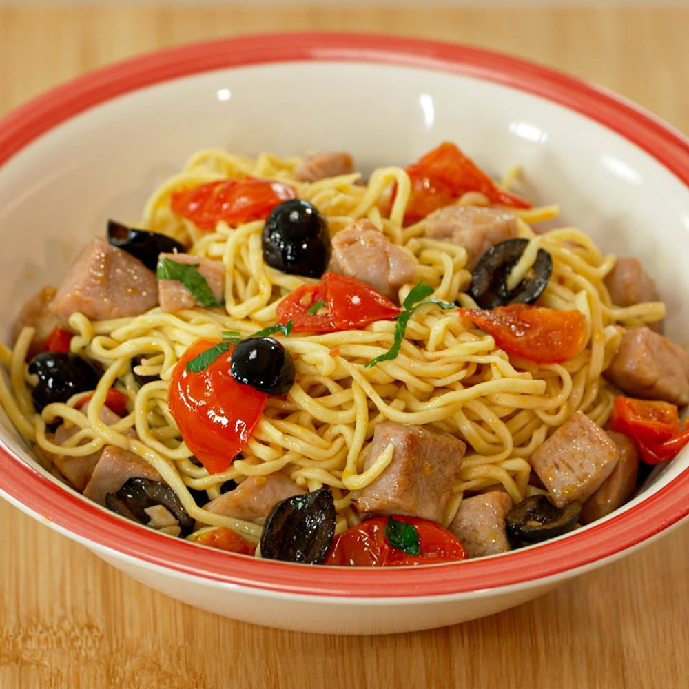 pasta con tonno fresco