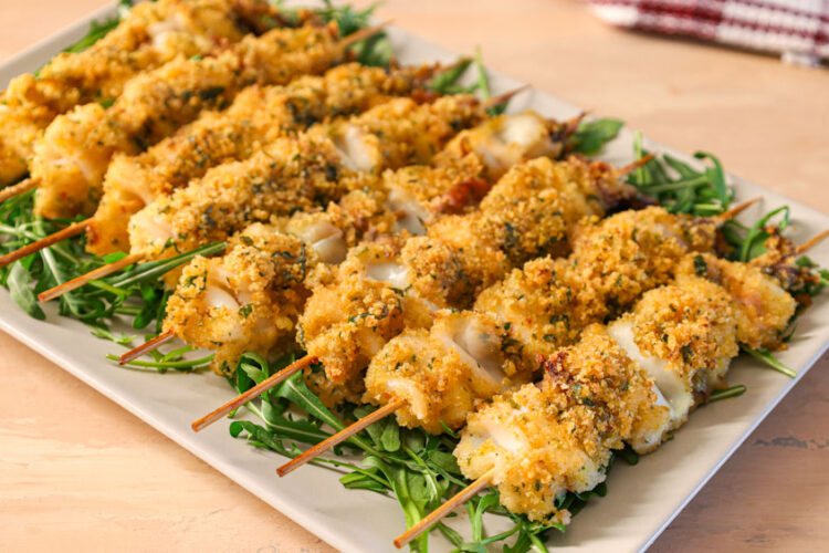 Spiedini di calamari