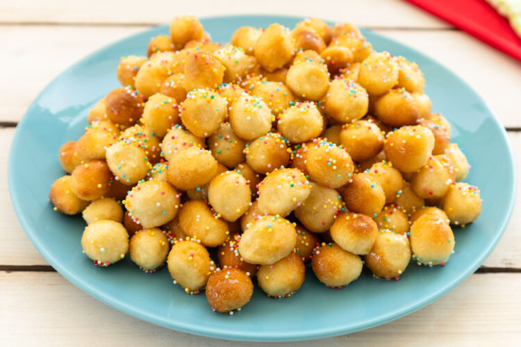 struffoli in friggitrice ad aria