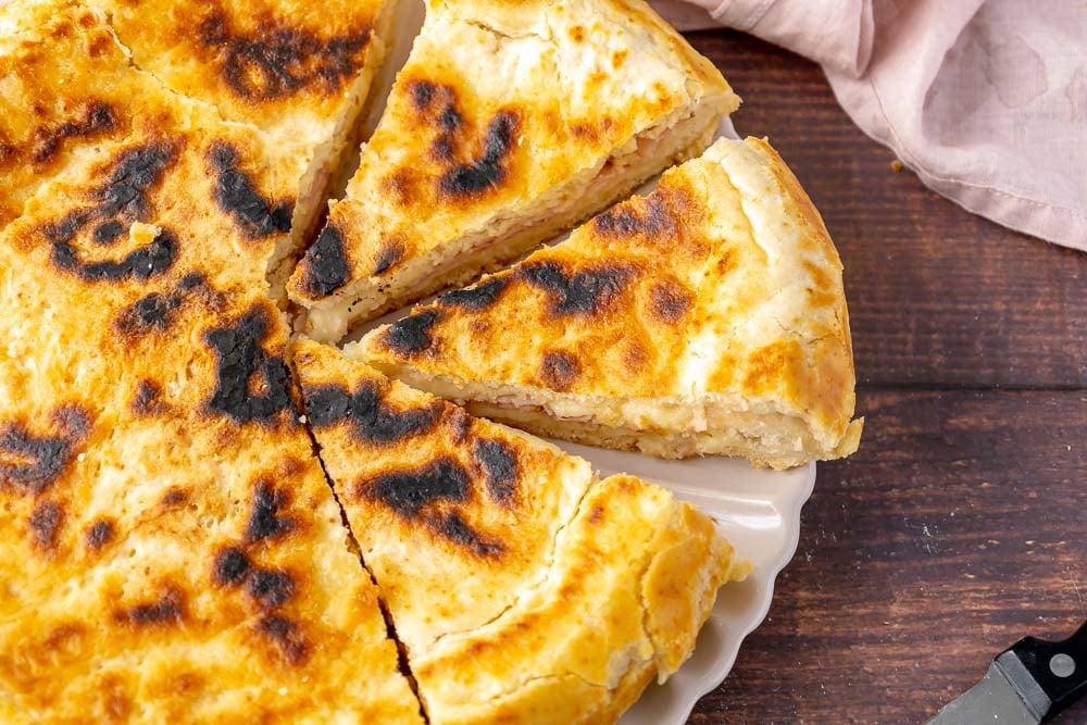 focaccia in padella farcita