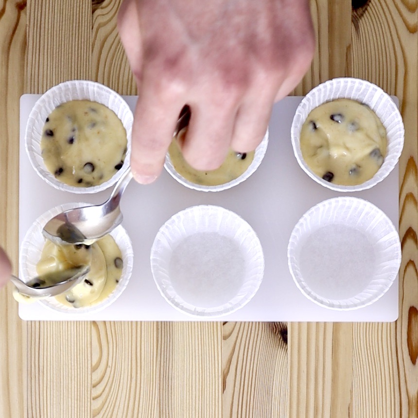 Muffin arancia e cioccolato in friggitrice ad aria - Step 5