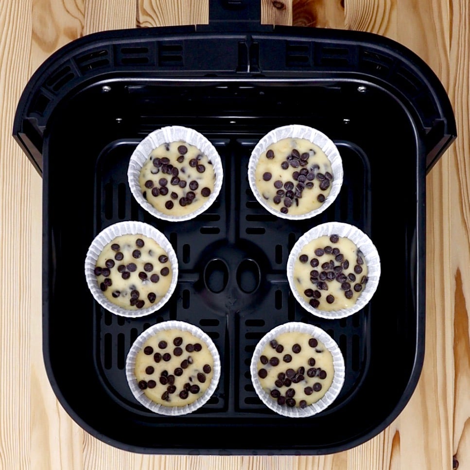Muffin arancia e cioccolato in friggitrice ad aria - Step 7
