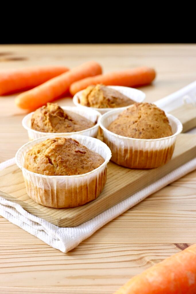 Muffin alle carote in friggitrice ad aria - Step 6