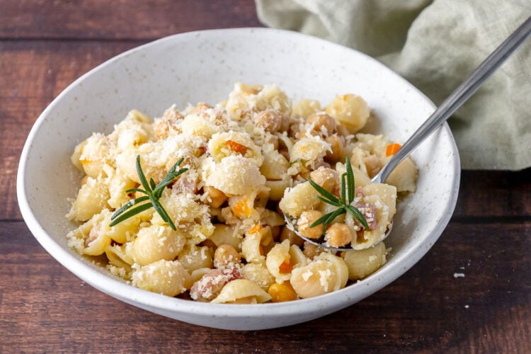 Pasta e ceci veloce