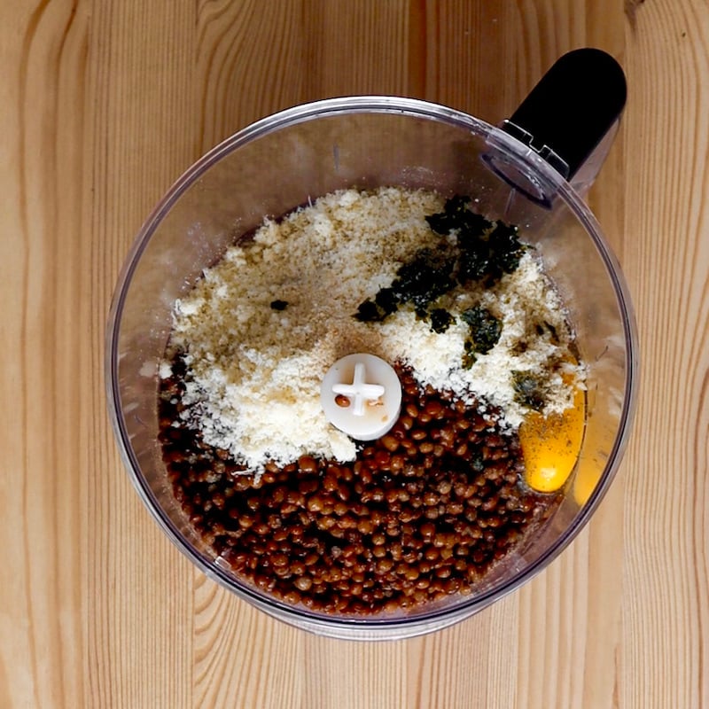 Polpette di lenticchie in friggitrice ad aria - Step 1