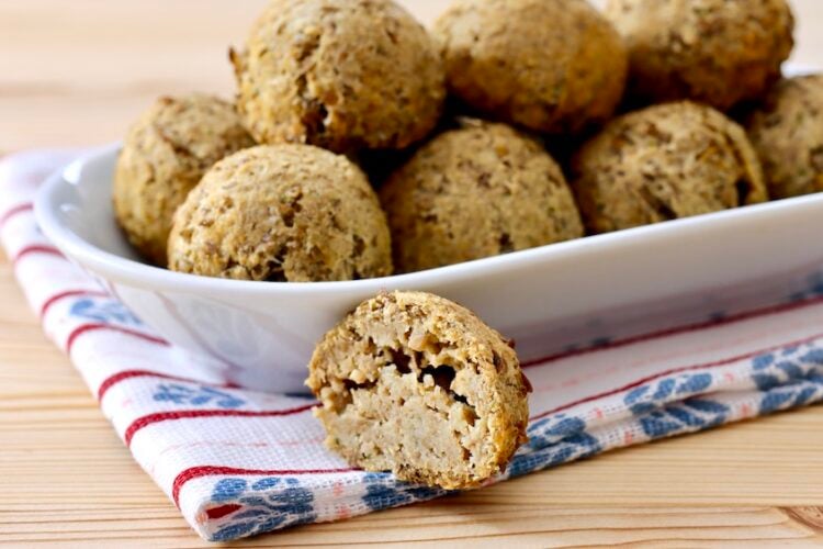 Polpette di lenticchie in friggitrice ad aria