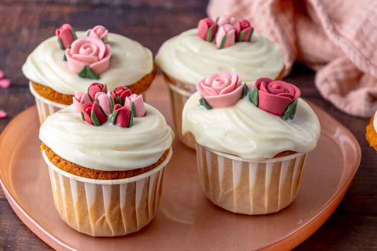 Rose cupcakes