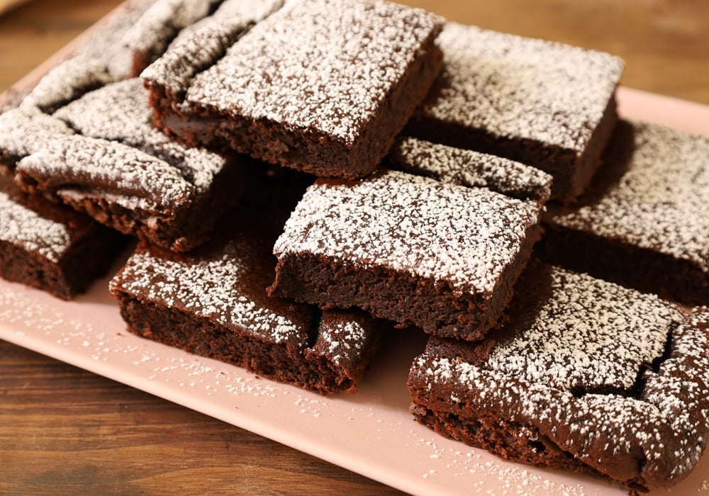 brownies di fagioli neri e cioccolato