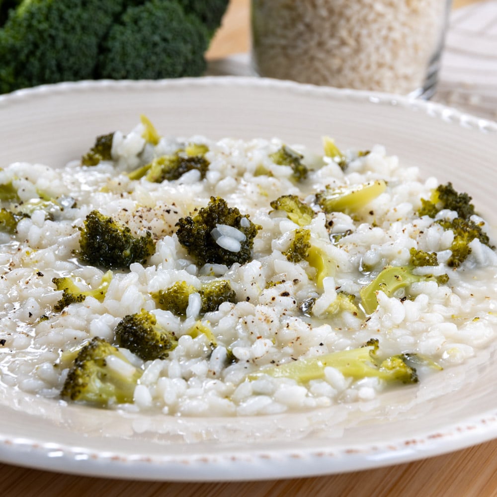 risotto con broccoli