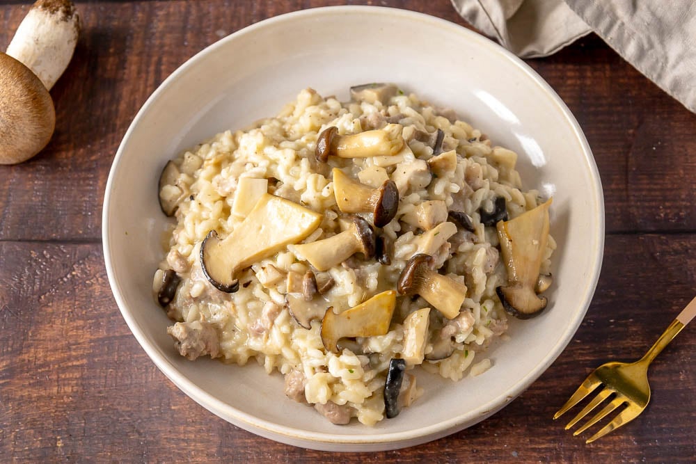 Anelli con salsiccia e funghi porcini - Al.ta Cucina | ninoilpastaro