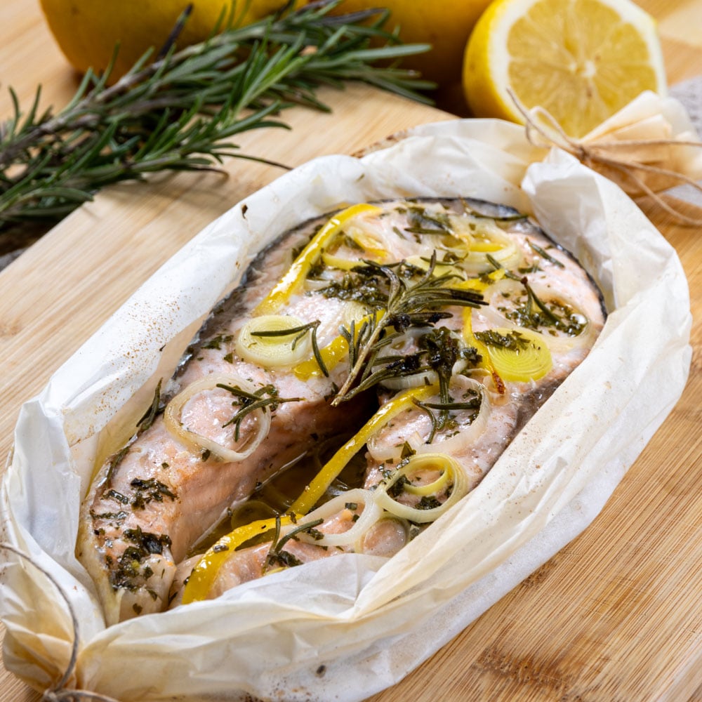 salmone al cartoccio