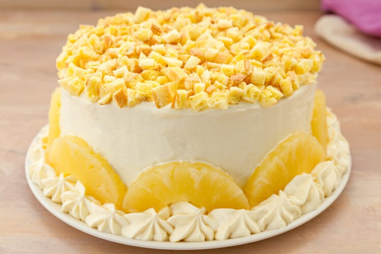 Torta mimosa girella