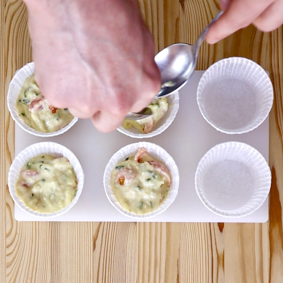 Muffin salati in friggitrice ad aria - Step 4