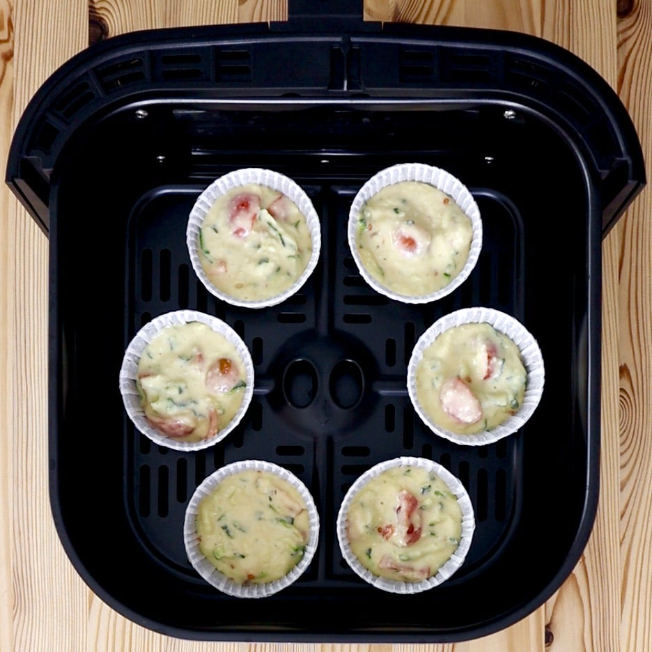 Muffin salati in friggitrice ad aria - Step 5