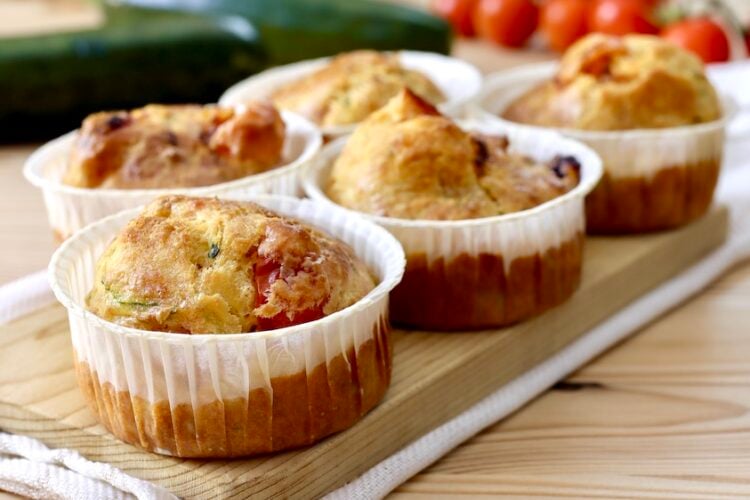 Muffin salati in friggitrice ad aria