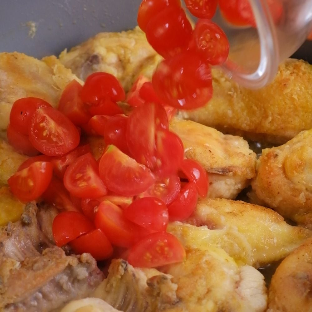 Pollo alla Marengo - Step 5