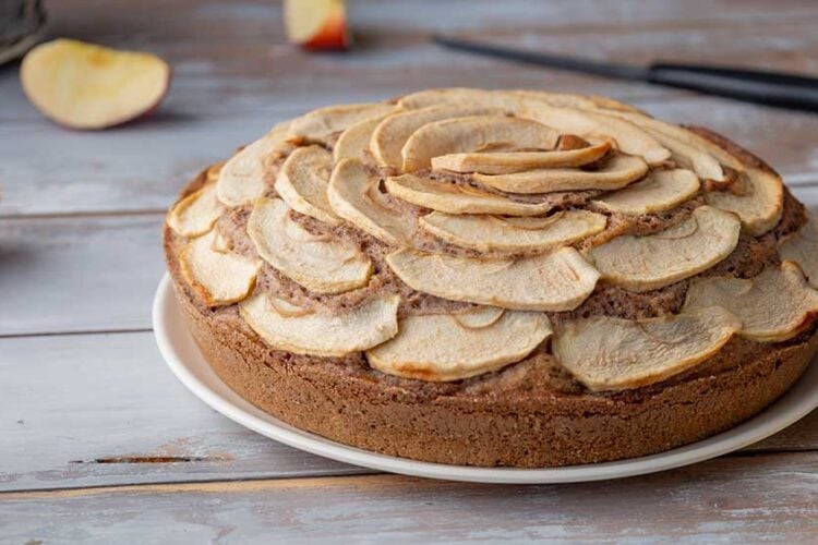 Torta di mele integrale senza zuccheri aggiunti