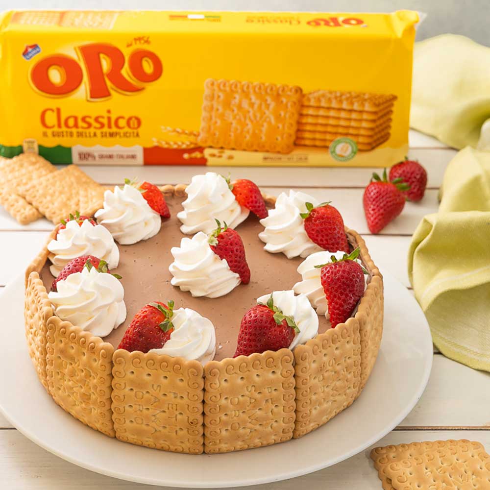 torta mousse cioccolato e fragole