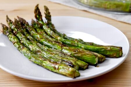 Asparagi in friggitrice ad aria