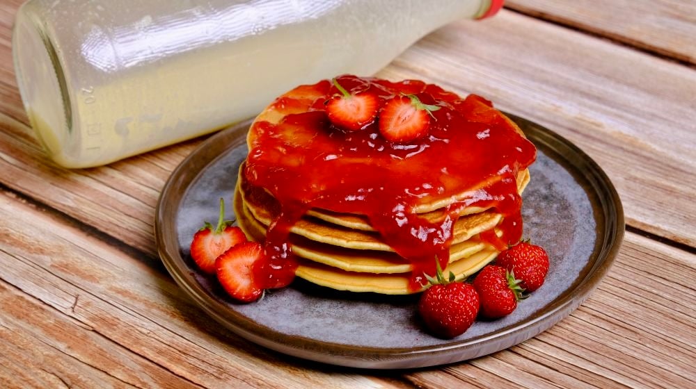 pancake in bottiglia