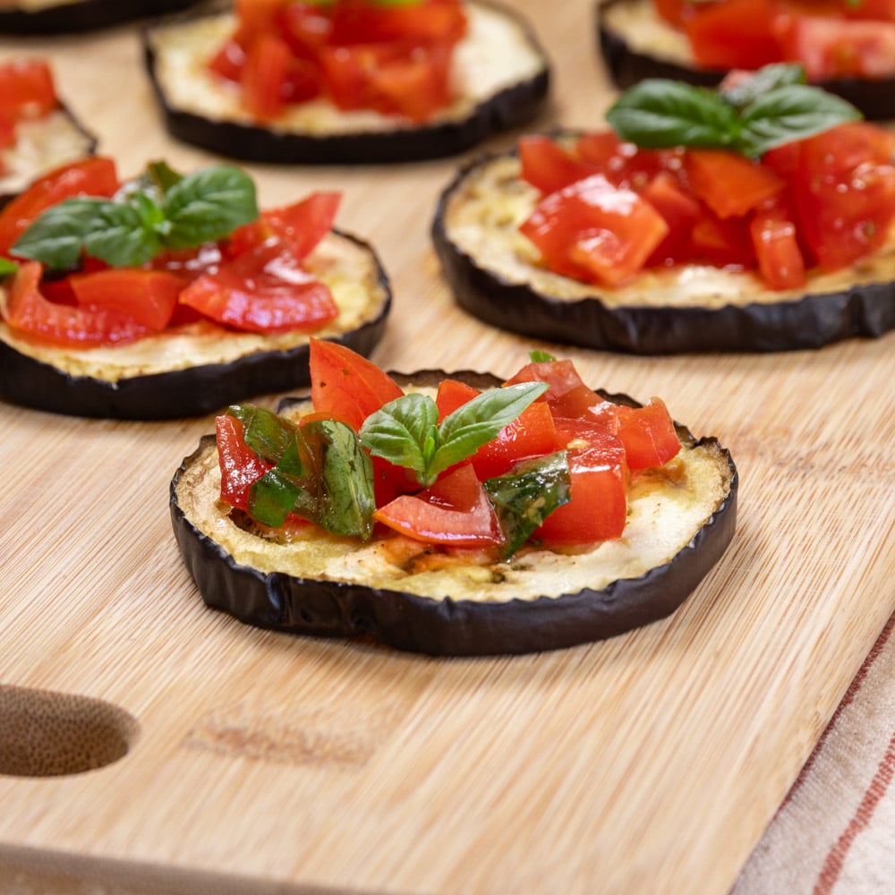 bruschette di melanzane