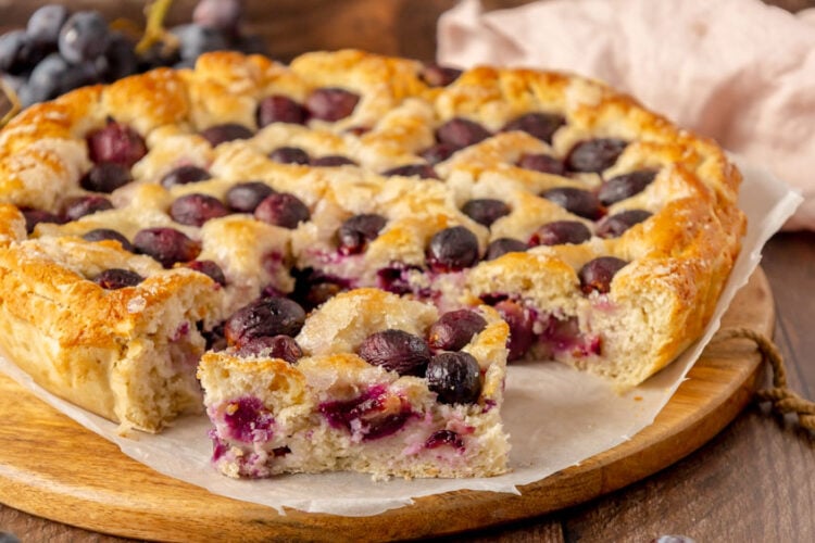 schiacciata con l'uva