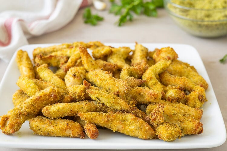 Straccetti di pollo in friggitrice ad aria
