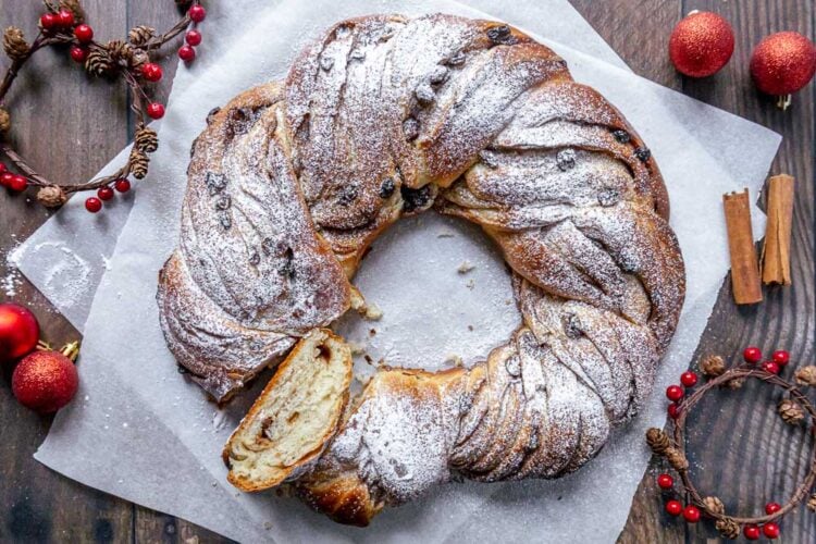 Ghirlanda pan brioche